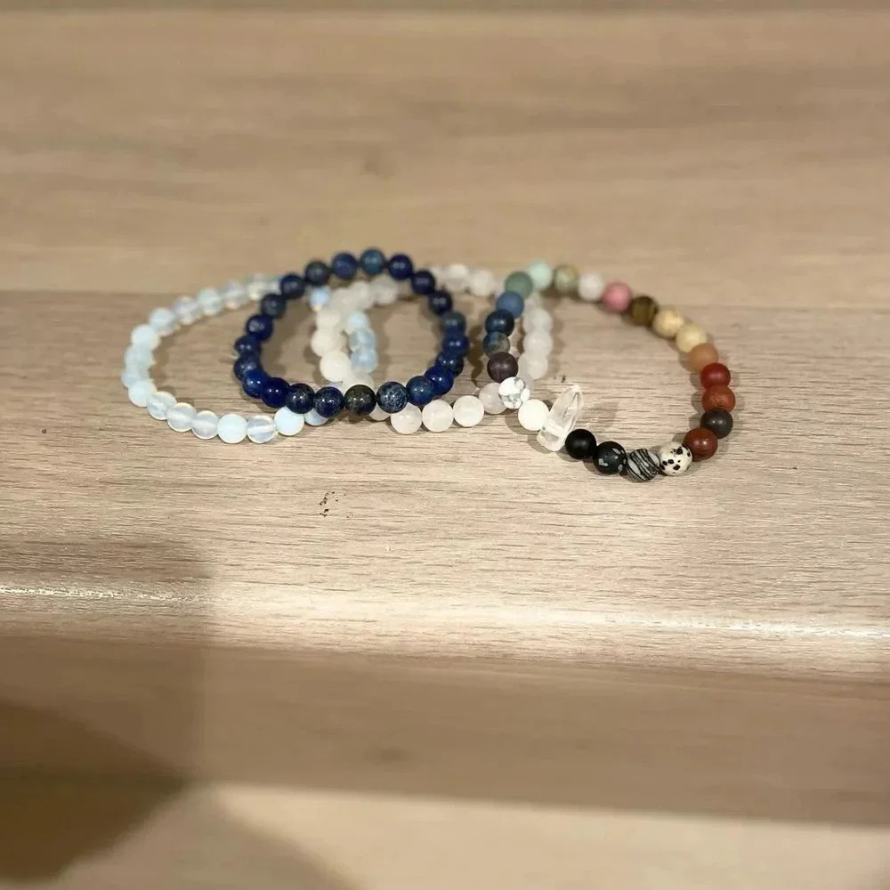 6mm ROSE QUARTZ BALL BRACELET THE STONE OF LOVE AND PEACE WITH LOVING ENERGY 💗 - Picture 6 of 6